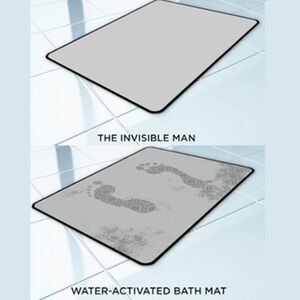 The Invisible Man Water Activated Bath Mat‎